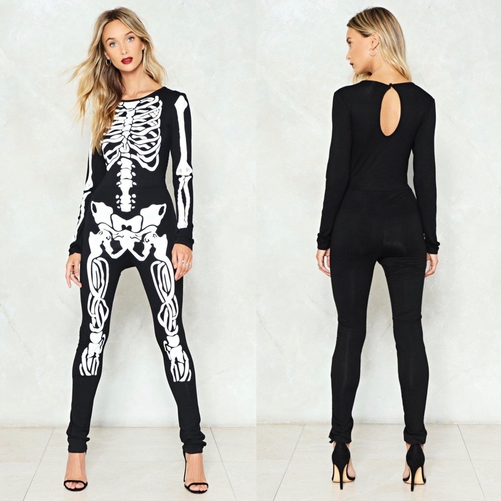 Nasty Gal Skeleton Jumpsuit